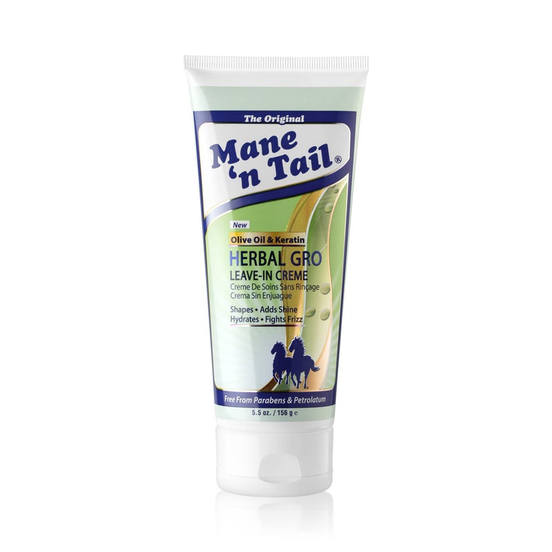 Mane 'n Tail Herbal Gro Leave-In Creme Therapy MAXIMUM VOLUME & SHINE 5.5 Ounce - Image 1